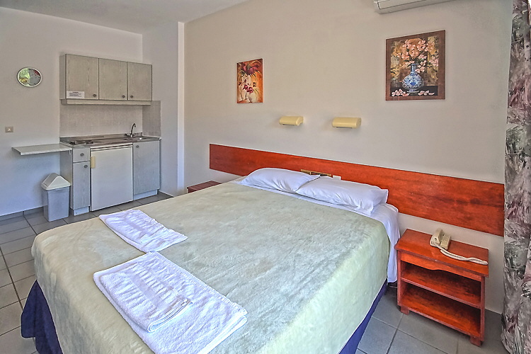 Studio with kitchenette