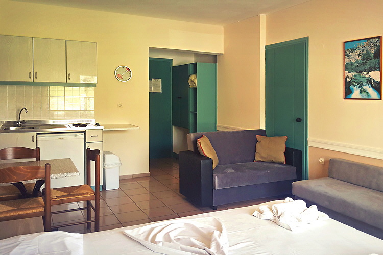 Studio with connecting door