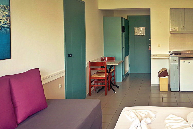 Studio with connecting door