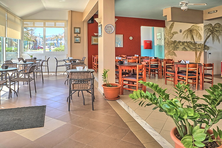 Inside the restaurant