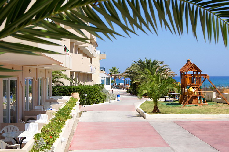 East front and playground