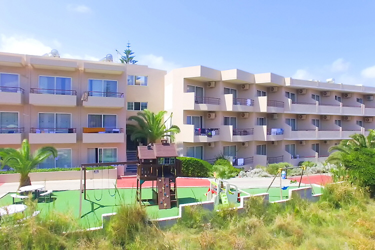 Playground and east front